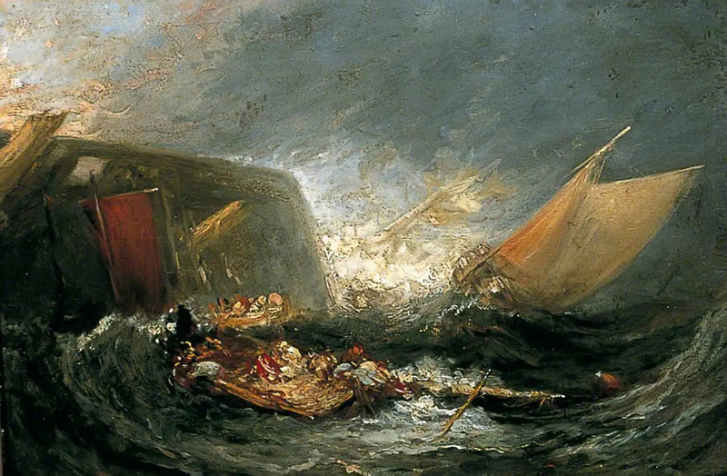 Naufrágio de um Navio de Transporte - J. M. W. Turner